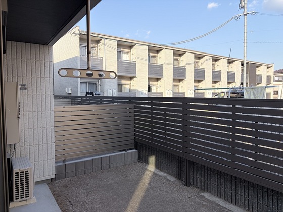 バルコニー　※１０１号室の写真を使用しております。