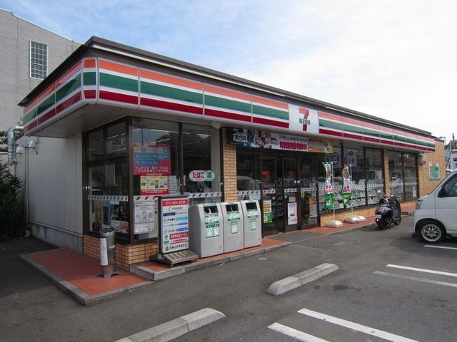 コンビニ　セブンイレブン稲城百村店（コンビニ）まで569m