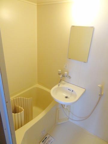 洗面設備　室内洗濯機置場！