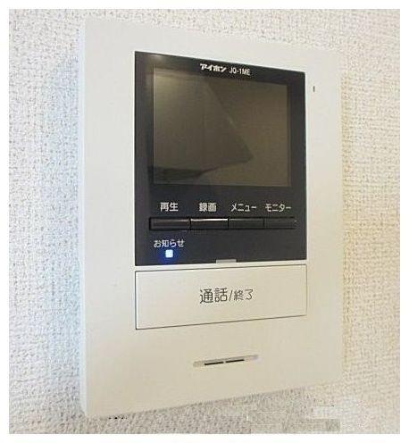 セキュリティ　モニター付きインターホン