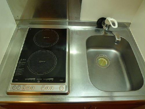 キッチン　２口電気コンロ