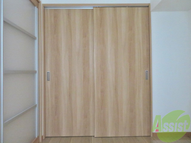 収納　クローゼットはこんな感じです。荷物も沢山入りますよ。