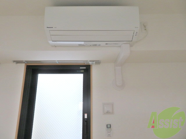 その他設備　エアコンがあらかじめついています。夏も冬も快適ですよ。