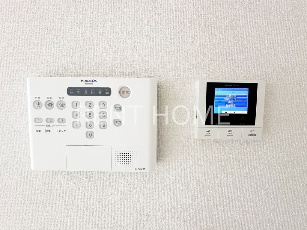 セキュリティ　ALSOKホームセキュリティ搭載