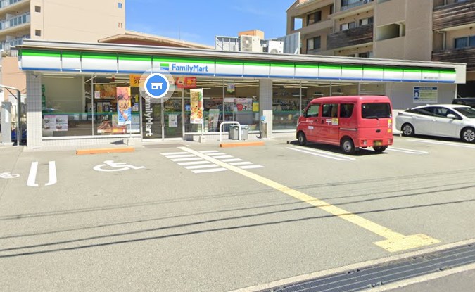 コンビニ　ファミリーマート 豊中上新田四丁目店（コンビニ）まで505m
