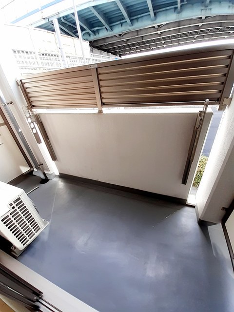 バルコニー　広々としたバルコニーです