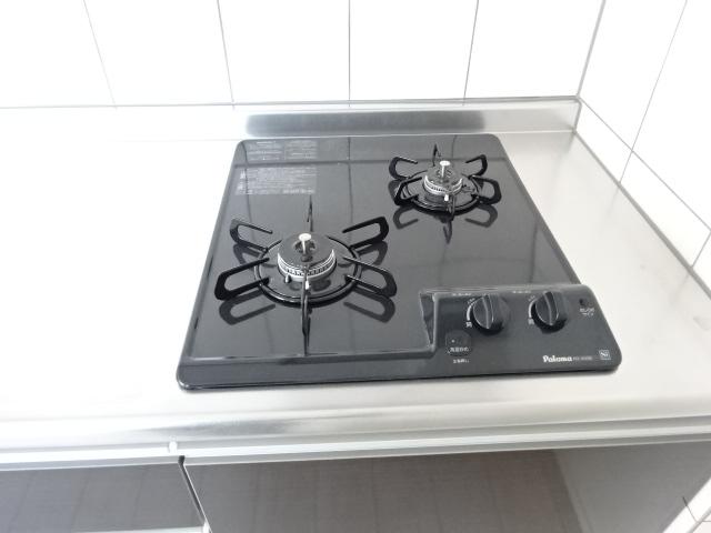 キッチン　2口ガスコンロ