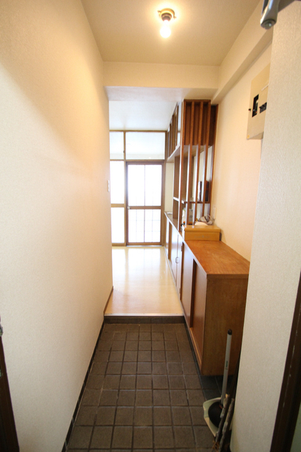 玄関　玄関からの眺め