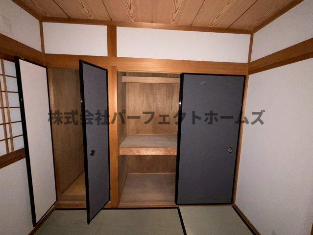 収納　収納のためのスペースです