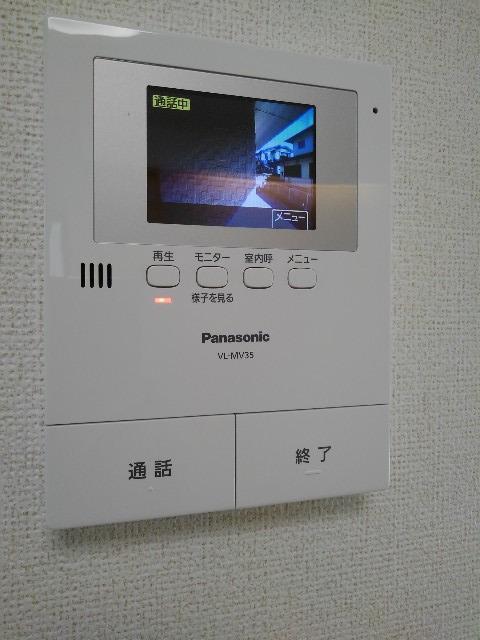 セキュリティ　モニタ付インターホンで安心♪