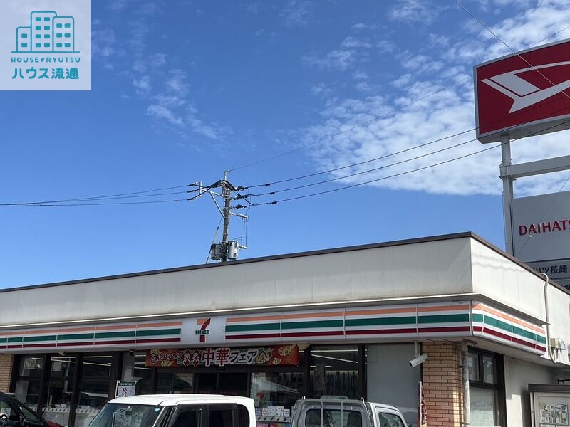コンビニ　セブンイレブン諫早幸町店（コンビニ）まで609m