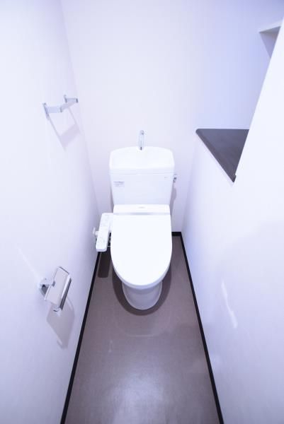 トイレ　ゆったりとした空間のトイレです