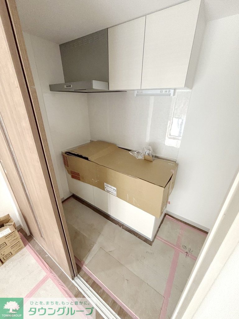 キッチン　建築中