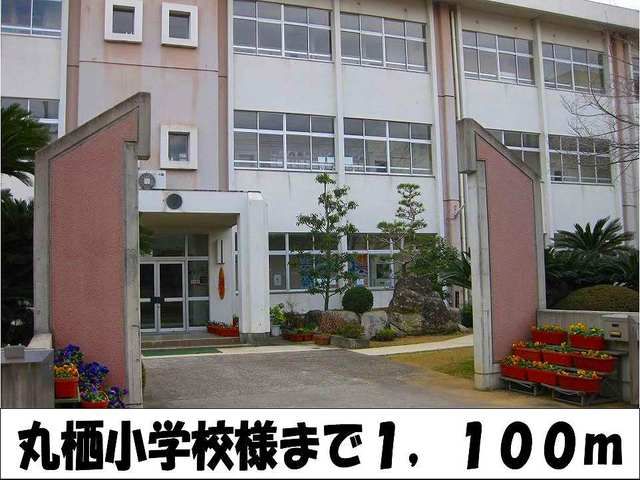 小学校　丸栖小学校　様（小学校）まで1100m