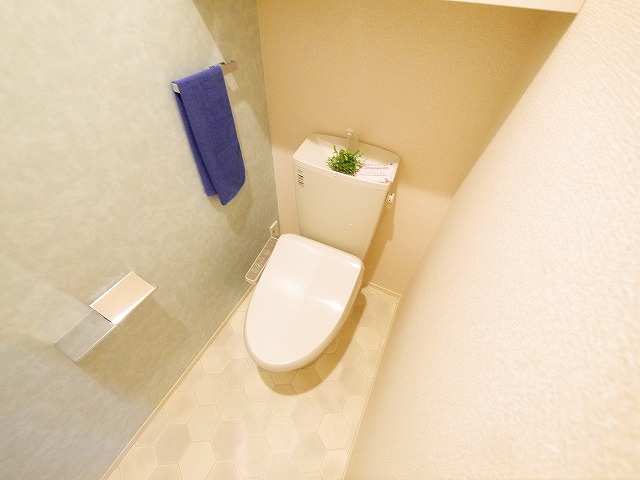 トイレ　ゆったりとした空間のトイレです