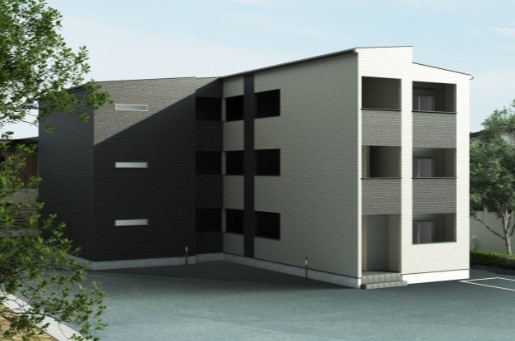 建物外観　Lien翠町　イメージパース