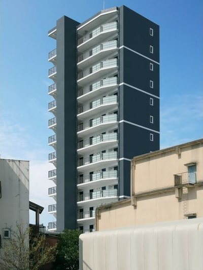建物外観　外観　オートロック　防犯カメラ　宅配BOX