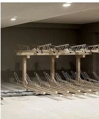 駐車場　駐輪場です。