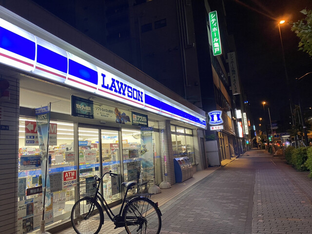 コンビニ　ローソン 江東亀戸六丁目店（コンビニ）まで114m