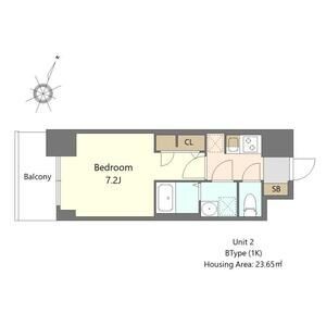 S-RESIDENCE阿波座bouncyの間取り写真