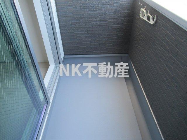バルコニー　広々としたバルコニーです