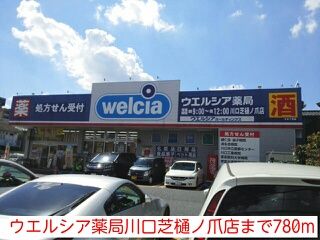 ドラックストア　ウエルシア薬局川口芝樋ノ爪店（ドラッグストア）まで780m