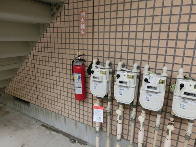 その他共有部分　万が一に備え消火器完備