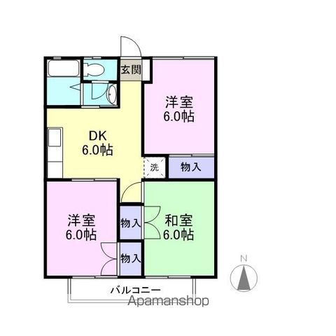 セジュール土屋の間取り写真