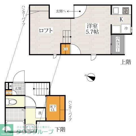 CB大和田ディアコートの間取り写真