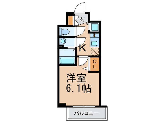 プレサンス松屋町駅前の間取り写真