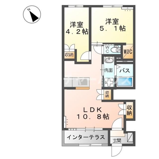 ユニゾン フォレストの間取り写真