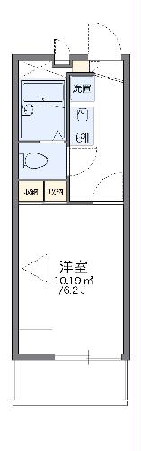 レオパレストラッドの間取り写真