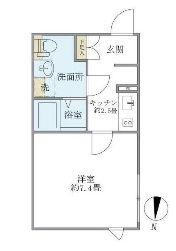 東急東横線 学芸大学駅 徒歩7分 4階建 築6年の間取り写真