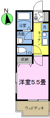メゾン高尾の間取り写真