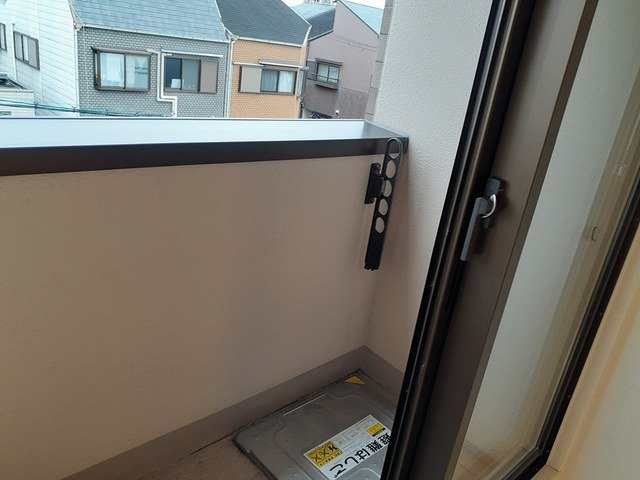 バルコニー　広々としたバルコニーです