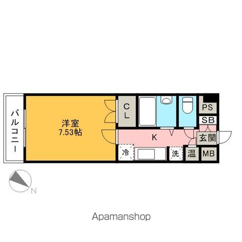 地下鉄空港線 東比恵駅 徒歩6分 11階建 築31年の間取り写真