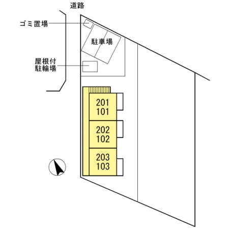 その他　駐輪場、専用ごみ置き場完備です。