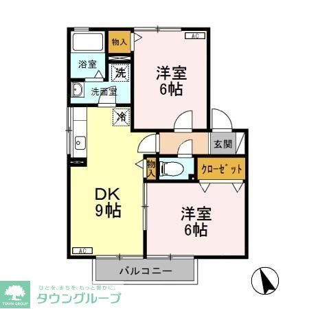 エピナール B\\/Cの間取り写真