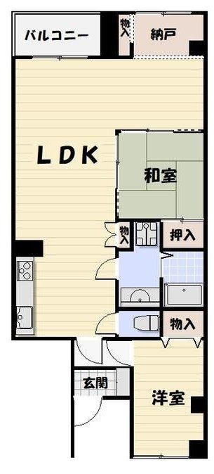 アドバンス新検見川の間取り写真