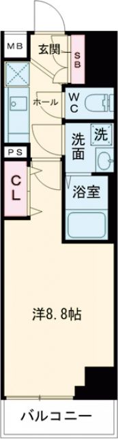 マキシヴシーン南千住の間取り写真