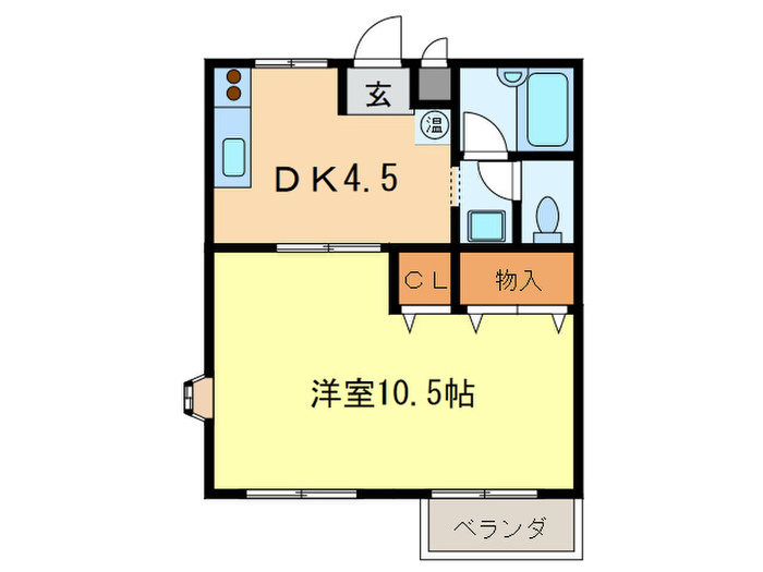 フォルテハイツ竹本の間取り写真