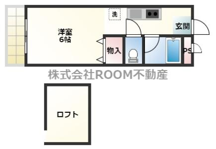 メイプルコート一万城の間取り写真
