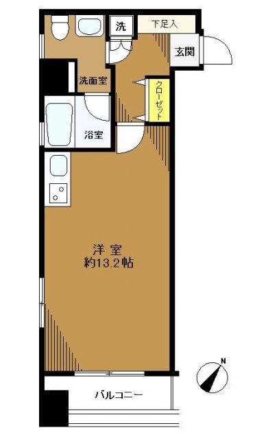 ＪＲ山手線 池袋駅 徒歩7分 13階建 築29年の間取り写真