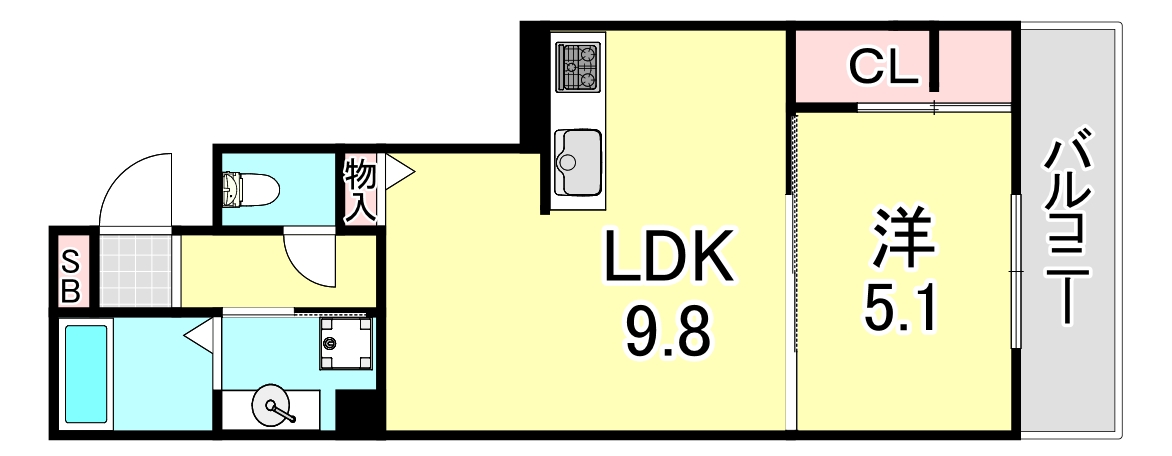 D-room WEST PARK 西宮北口の間取り写真