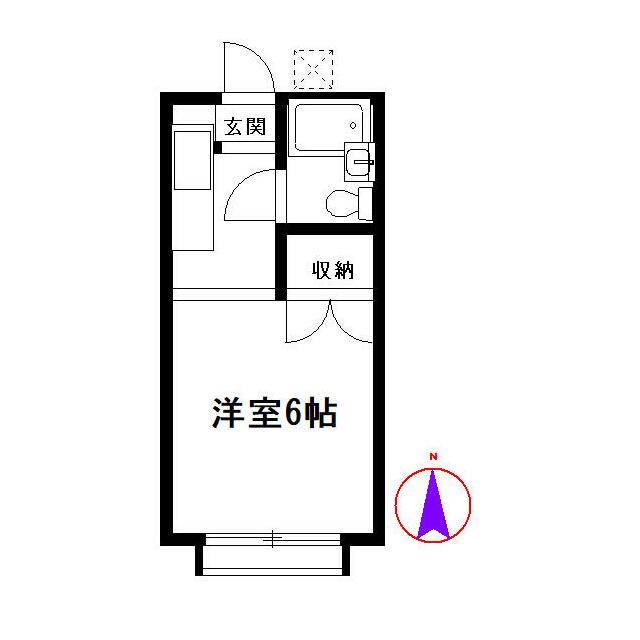 ヴィラ蘭の間取り写真