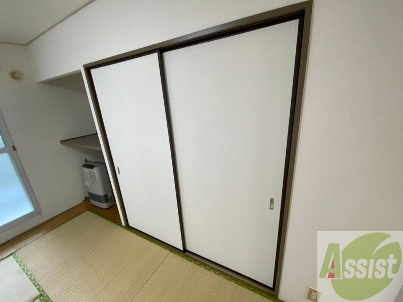 収納　和室にあった収納。荷物がたくさんあっても大丈夫。