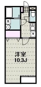 東急田園都市線 鷺沼駅 徒歩15分 4階建 築19年の間取り写真