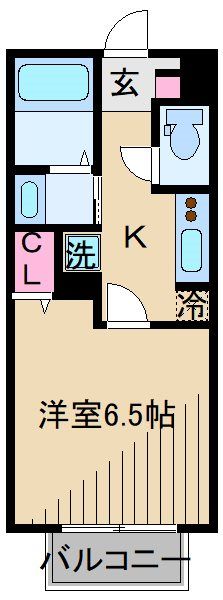 グリーンライン 東山田駅 徒歩1分 2階建 築6年の間取り写真