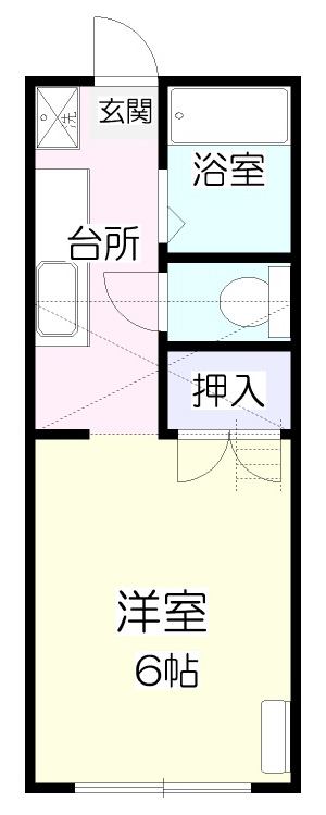 メゾン松ヶ丘の間取り