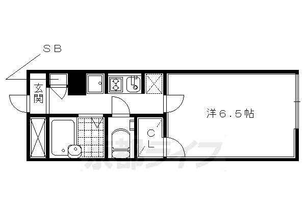 レオパレスダボスの間取り